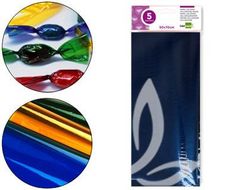 Papel Celofan Liderpapel 50X70 cm 22G/M2 Bolsa de 5 Hojas Azul