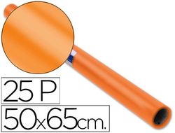 Papel charol Sadipal trepado de 50x65 cm. color naranja