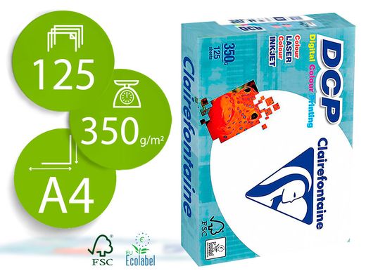 Papel Clairefontaine A4 de 125 hojas 350 gr