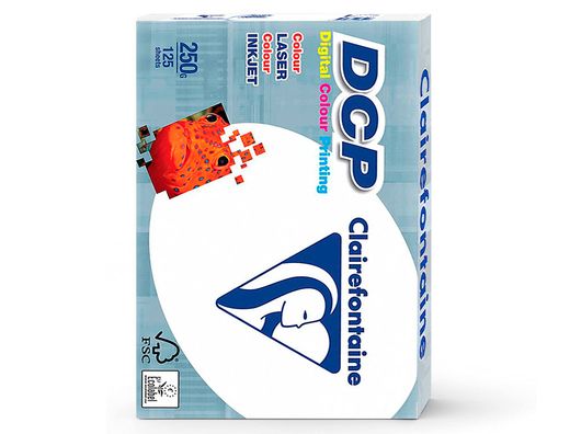 Papel Clairefontaine DCP A4 250 gr.(125 hojas)