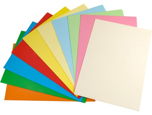 Papel Color Liderpapel A4 80G/M2 25 Colores Surtidos Paquete de 100