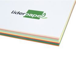 Papel Color Liderpapel A4 80G/M2 25 Colores Surtidos Paquete de 100