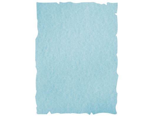 Papel Color Liderpapel Pergamino con Bordes A4 240G/M2 Azul Pack de 10 Hojas