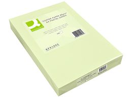 Papel Color Q-Connect Din A4 80 Gr Verde Paquete de 500 Hojas