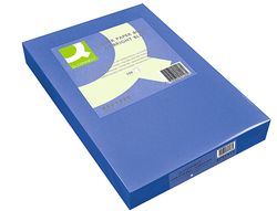 Papel Color Q-Connect Din A4 80Gr Azul Intenso Paquete de 500 Hojas