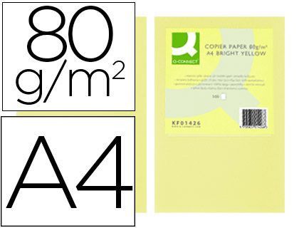 Papel Color Q-Connect Din A4 80Gr Champagne Paquete de 500 Hojas