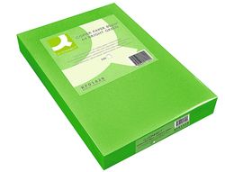 Papel Color Q-Connect Din A4 80Gr Verde Intenso Paquete de 500 Hojas
