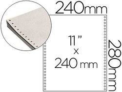 Papel continuo blanco autocopiativo de 70/57 gr (1500 hojas)