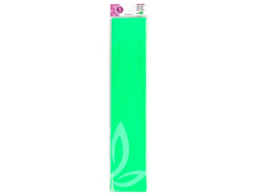 Papel Crespon Liderpapel 50 cm X 2,5 M 34G/M2 Verde Fluorescente