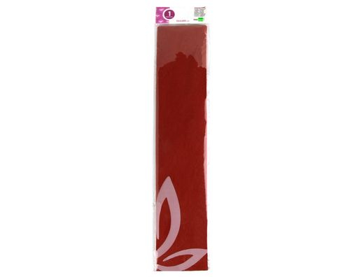 Papel Crespon Liderpapel 50 cm X 2.5M 34G/M2 Rojo