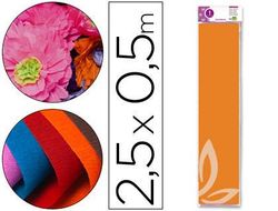Papel Crespon Liderpapel 50 cm X 2.5M 34G/M2 Salmon