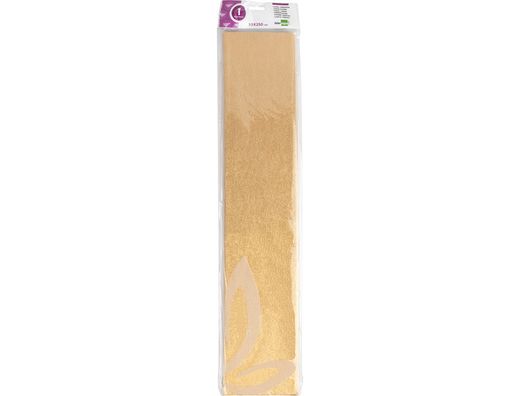Papel Crespon Liderpapel 50 cm X 2.5M Metalizado Oro