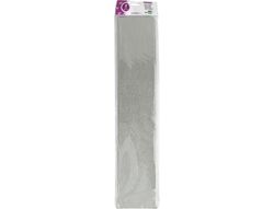 Papel Crespon Liderpapel 50 cm X 2.5M Metalizado Plata