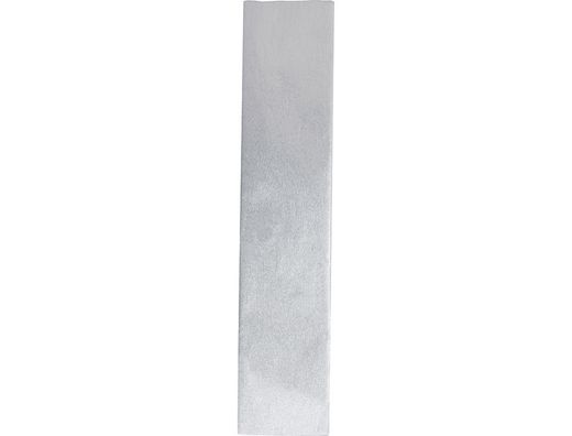Papel Crespon Liderpapel 50 cm X 2.5M Metalizado Plata