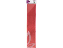 Papel Crespon Liderpapel 50 cm X 2.5M Metalizado Rojo
