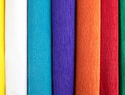 Papel Crespon Liderpapel Rollo de 50 cm X 2,5 M 85G/M2 Blanco