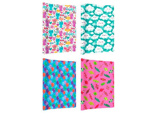 Papel de regalo basika infantil rollo de 100 x 300 cm modelos surtidos
