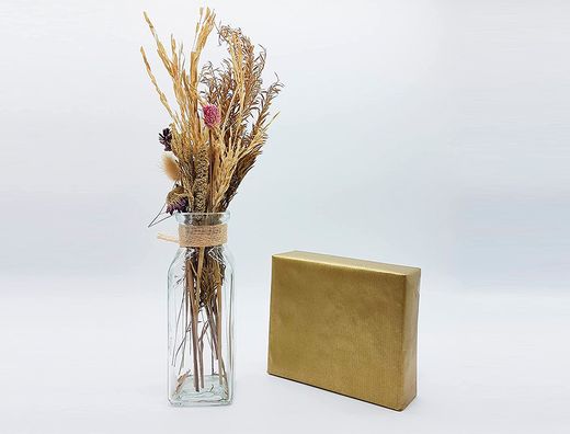 Papel de regalo basika metalizado oro bobina 31 cm