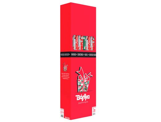 Papel de regalo basika navidad rollo de 100 x 300 cm modelos surtidos