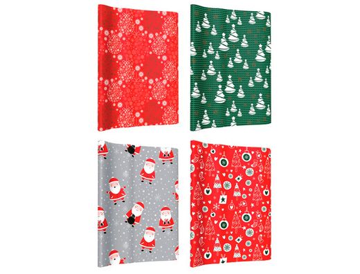Papel de regalo basika navidad rollo de 100 x 300 cm modelos surtidos
