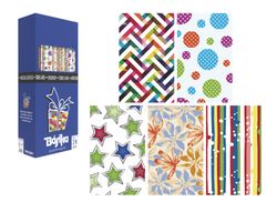 Papel de regalo basika todo año rollo de 70 x 500 cm modelos surtidos