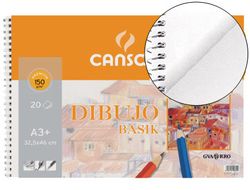 Papel dibujo Gvarro Basik A3+ 20 hojas 150g