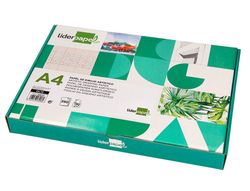 Papel dibujo liderpapel 210x297 mm 130 gr sin recuadro din a4 hoja