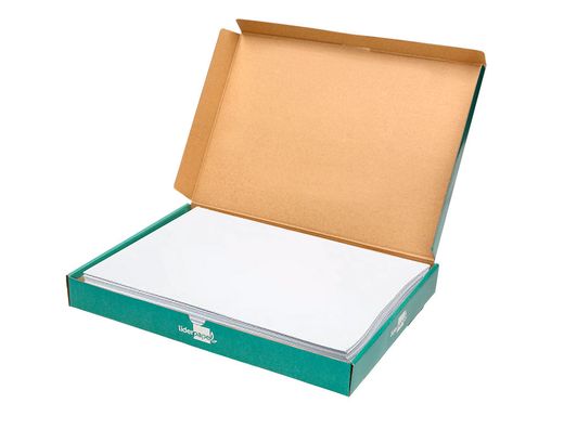 Papel dibujo liderpapel 210x297 mm 130 gr sin recuadro din a4 hoja