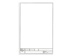 Papel Dibujo Liderpapel 210X297Mm 150G/M2 con Cajetin