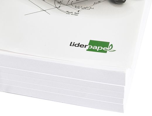 Papel Dibujo Liderpapel 210X297Mm 150G/M2 con Cajetin