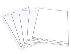 Papel Dibujo Liderpapel 210X297Mm 150G/M2 con Cajetin
