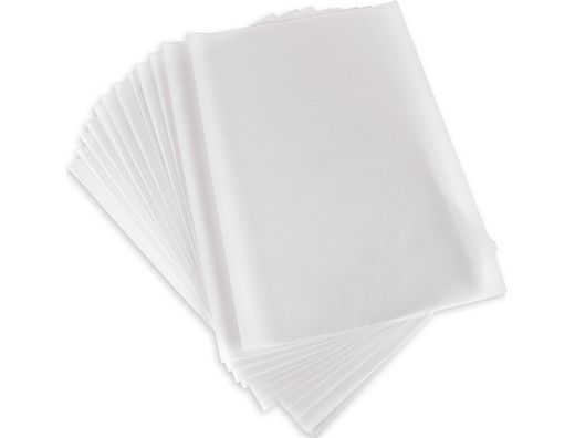 Papel dibujo liderpapel a4 210x297mm 90g/m2 vegetal sobre de 12 hojas