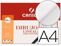 Papel Dibujo Marca Mayor 160Gr Din A4 en Minipacks de 10 Hojas