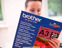 Papel foto brother brillante a3 260g/m2 paquete 20 hojas