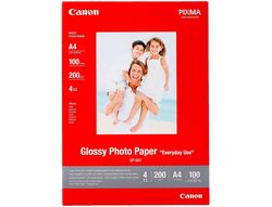 Papel foto canon a4 brillante 200gr/m2 paquete 100 hojas