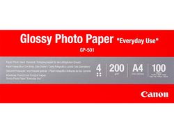 Papel foto canon a4 brillante 200gr/m2 paquete 100 hojas