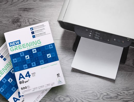 Papel Fotocopiadora Liderpapel Greening Din A4 80 Gramos Paquete de 500 Hojas