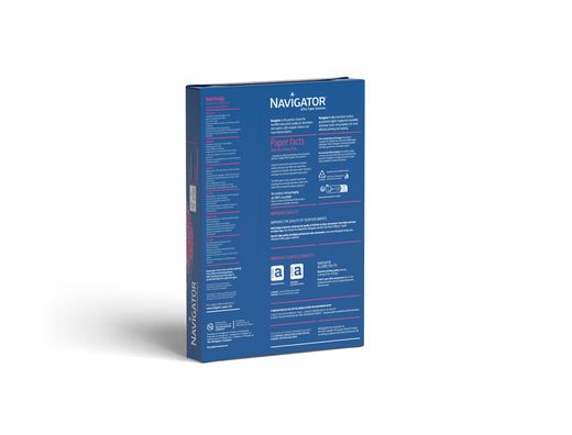 Papel fotocopiadora navigator bold design din A4 200 gr papel multiuso ink-jet y laser paquete de 150 hojas