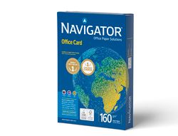 Papel fotocopiadora navigator din A3 160 gramos papel multiuso ink-jet y laser paquete de 250 hojas