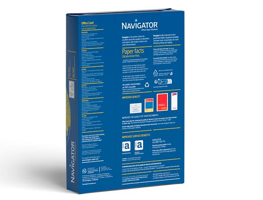 Papel fotocopiadora navigator din A3 160 gramos papel multiuso ink-jet y laser paquete de 250 hojas