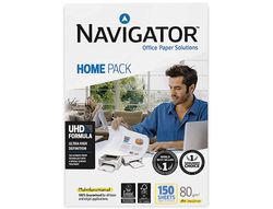 Papel fotocopiadora navigator din A4 80 gramos paquete de 150 hojas