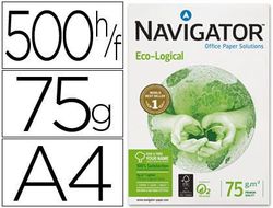 Papel Fotocopiadora Navigator Eco Logical Din A4 75 Gramos -Paquete de 500 Hojas