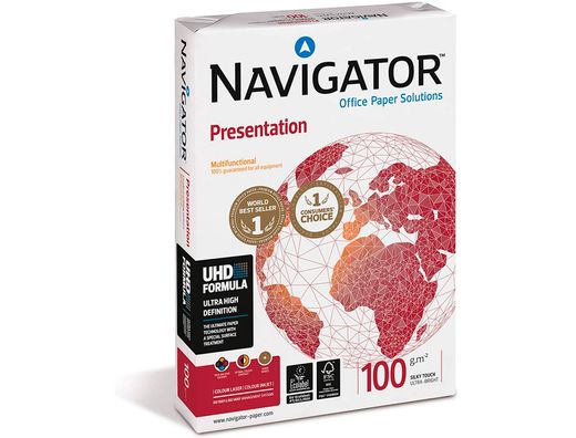 Papel Fotocopiadora Navigator Presentation Din A3 100 Gramos Paquete de 500 Hojas