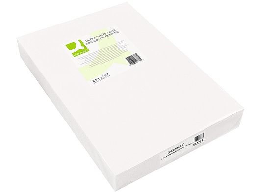 Papel Fotocopiadora Q-Connect Ultra White Din A3 120 Gramos Paquete de 250 Hojas