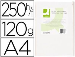 Papel Fotocopiadora Q-Connect Ultra White Din A4 120 Gramos Paquete de 250 Hojas