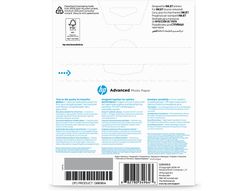 Papel fotografico hp satinado 13x18 cm 250 gr pack de 25 unidades