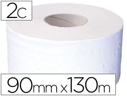 Papel higienico jumbo 2 capas reciclado -rollo con 130 mts. -para dispensador 925
