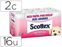 Papel Higienico Scottex Original Paquete de 16 Rollos