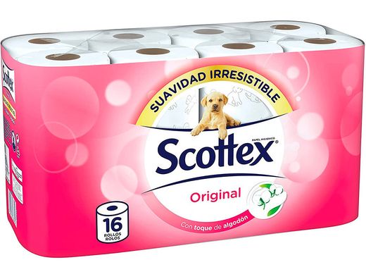Papel Higienico Scottex Original Paquete de 16 Rollos