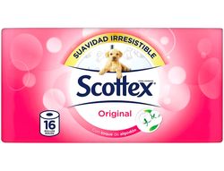 Papel Higienico Scottex Original Paquete de 16 Rollos